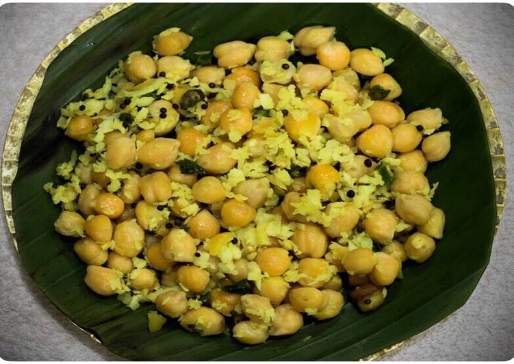 Easiest Way to Make Ultimate White Chickpeas Sundal