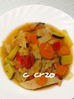 Una foto de Sopa de verduras