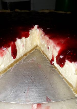 Una foto de Cheesecake de frambuesa