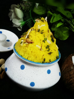 A picture of Fresh Coconut Halwa.