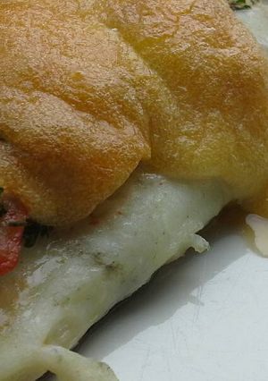 Foto principal de Rodaballo con costra de gambas al ajillo