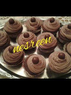 صورة لوصفة كب كيك شيكولاته