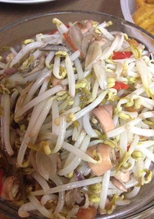 Foto resep Tumis tauge cumi asin