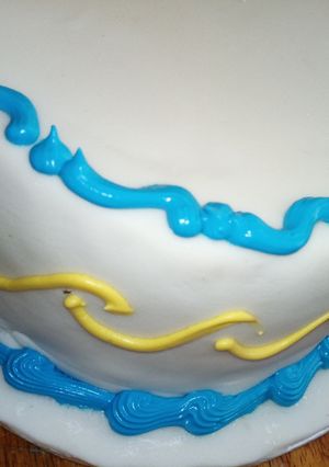 A picture of Blueberry marble cake.