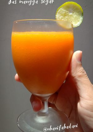 Foto resep Jus mangga segar