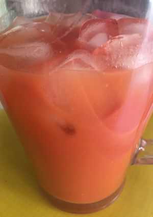 Una foto de Agua de mamey