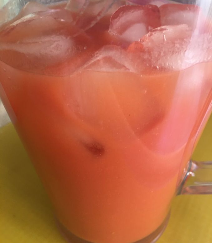 Una foto de Agua de mamey