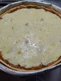 Tarta casera de pollo y calabaza al champignon