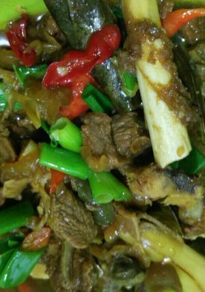 Foto resep Daging kambing pedas manis