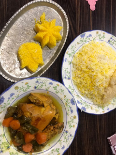 عکسی از دستور برنج و مرغ
