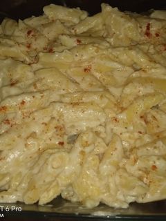 صورة لوصفة الباستا بالبيشاميل و الجبن😋