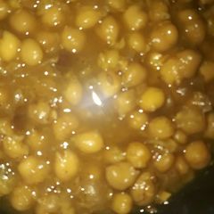 A picture of Masala chana.