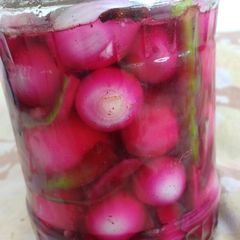 A picture of Vinegar onion.