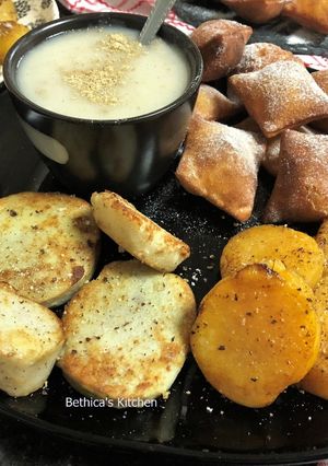 A picture of East African Breakfast Platter.