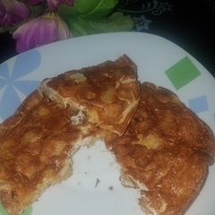 A picture of Potato pizza.