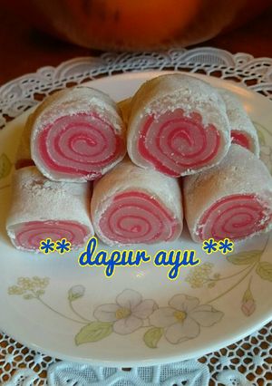 Foto resep Mochi gulung rasa stroberi