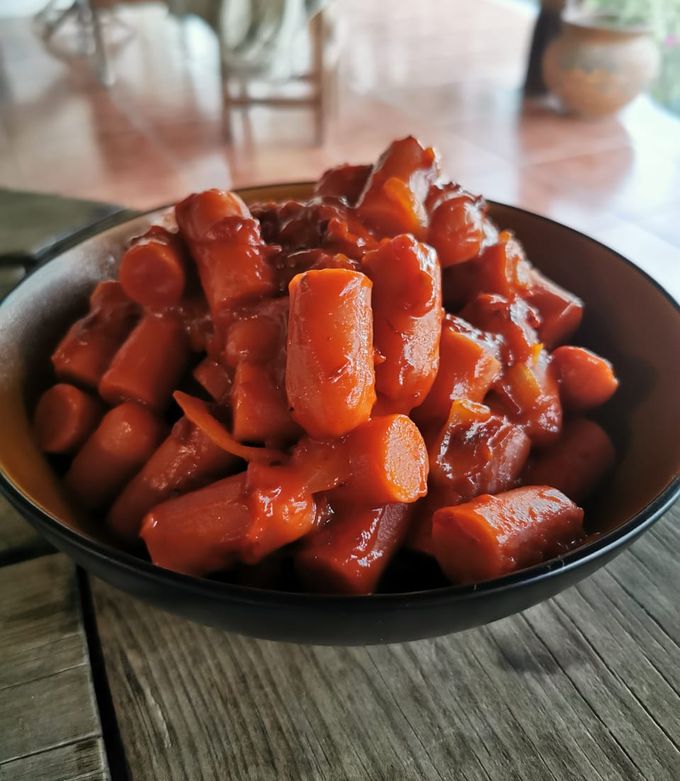 Una foto de Botana de salchichas