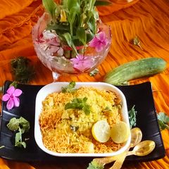 Kanda poha (Mumbai style Kanda poha) A picture of Kanda poha (Mumbai style Kanda poha).