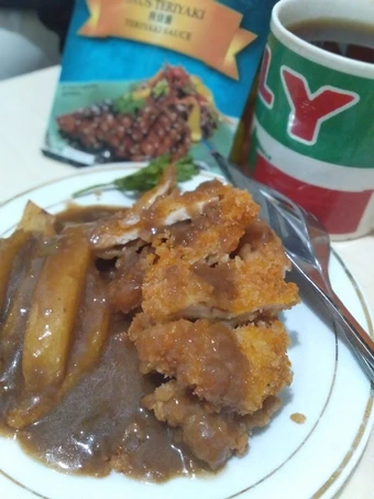 Langkah Mudah untuk Menyiapkan Resep Chicken katsu saos teriyaki🍛 yang Lezat Sekali Anti Ribet, Lezat Sekali