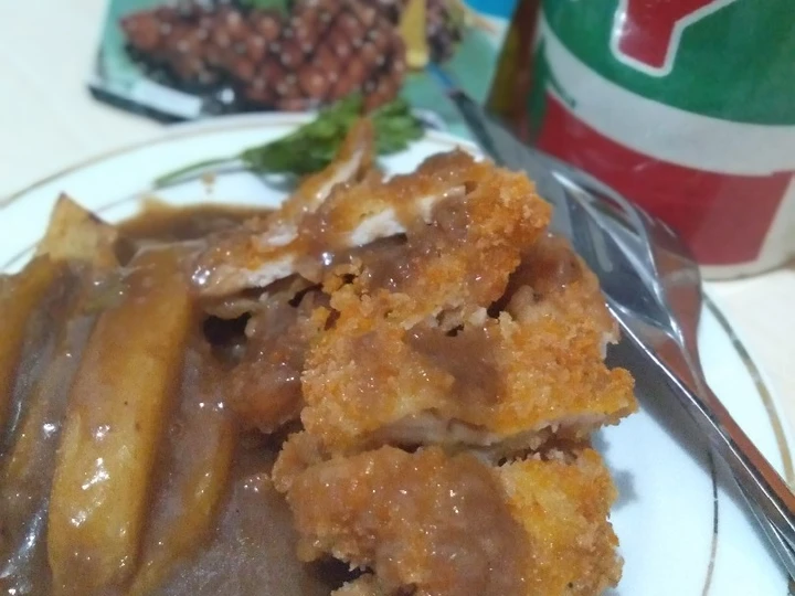 Langkah Mudah untuk Menyiapkan Resep Chicken katsu saos teriyaki🍛 yang Lezat Sekali Anti Ribet, Lezat Sekali