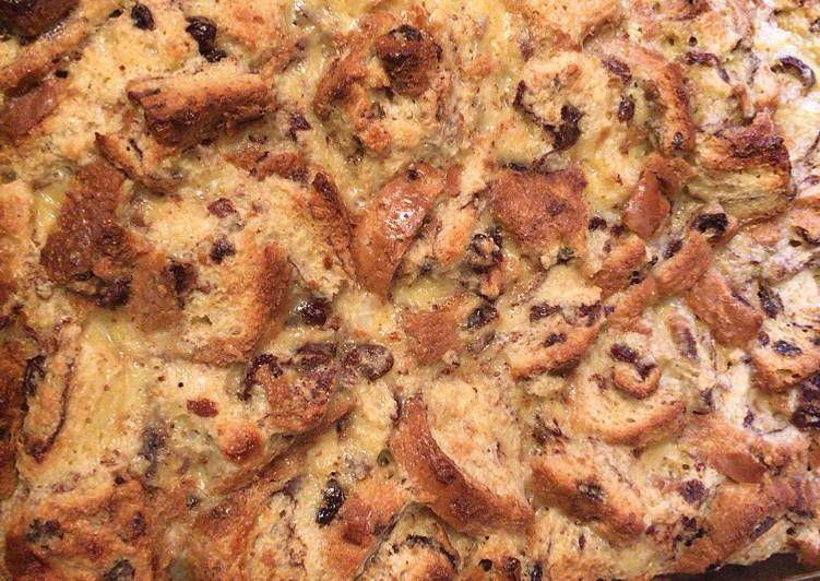 Simple Way to Make Homemade Eggnog bread pudding