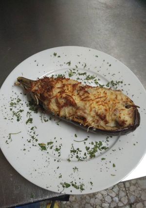 Una foto de Berenjena Rellenas