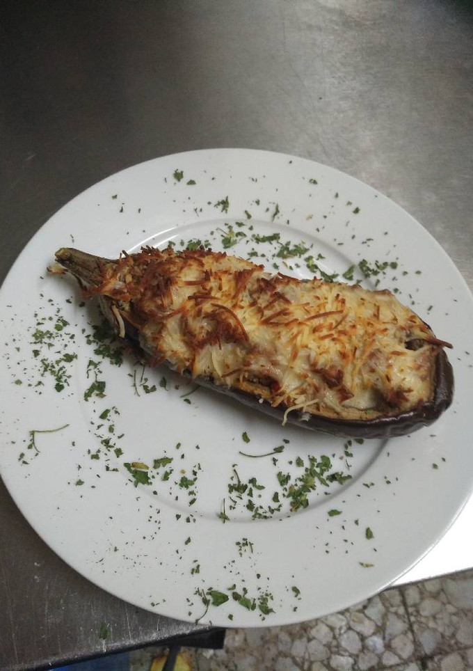 Una foto de Berenjena Rellenas