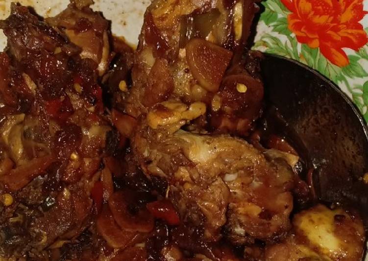 Resep Ayam kecap pedas manis yang simpel