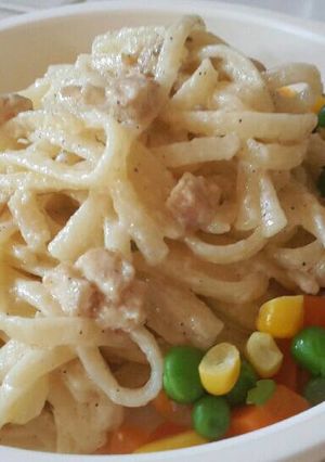 Foto resep Fettuccine Elmo 😅 (for Toddler)