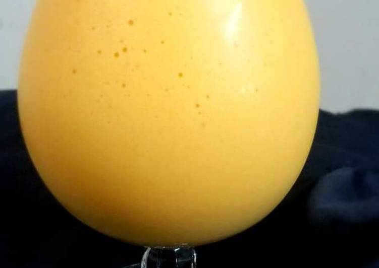 Steps to Prepare Speedy Mango milkshake