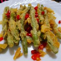 A picture of Buncis cabe garam.