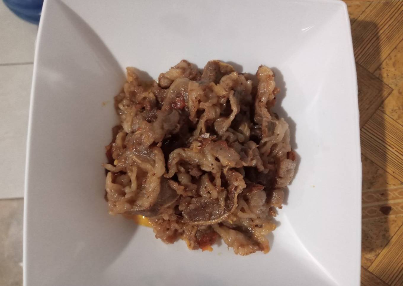 Beef Belacan (sapi sambel terasi)