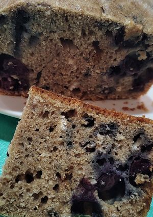 Una foto de Budín integral de Arándanos
