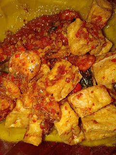 Foto resep Balado udang tahu