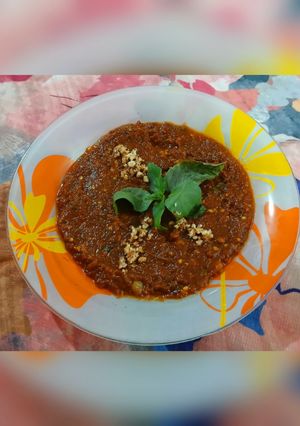 عکسی از دستور قلیه بادمجان گیلانی