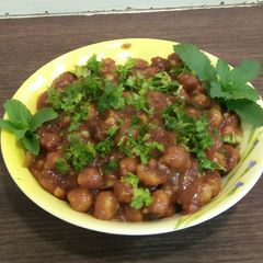 A picture of Crunchy chana chilli.