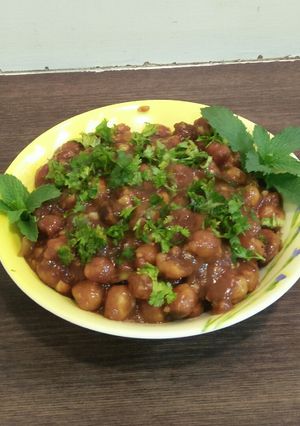 A picture of Crunchy chana chilli.