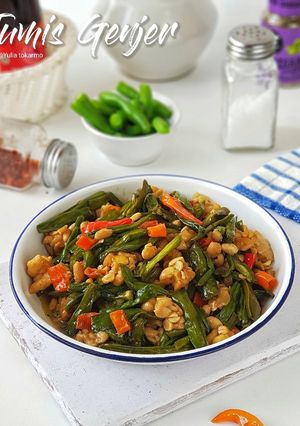 Foto resep Tumis genjer pedas