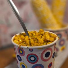 A picture of Mayo cheesy corn.