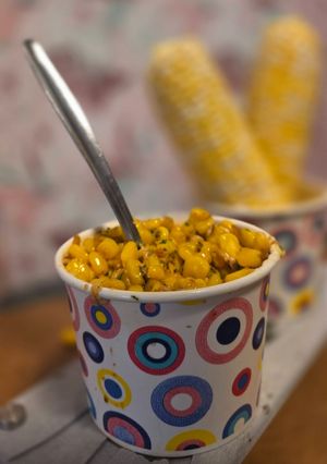 A picture of Mayo cheesy corn.