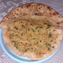 A picture of Mooli ka Paratha~.