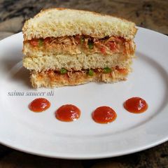 Chicken veg sandwich A picture of Chicken veg sandwich.