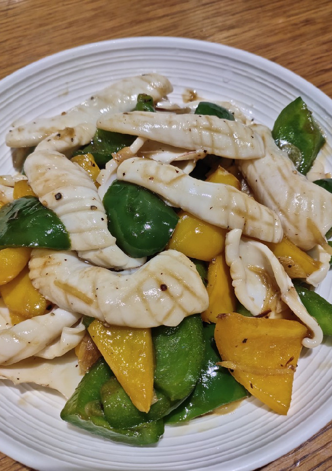 A picture of Sauteed Squid.