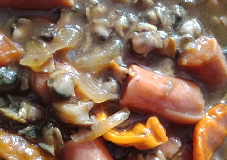 Sosis Kerang Asam Manis