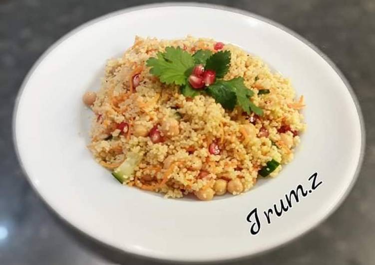 simple 🍝Couscous Salad🍝 Recipe | Quick Way to make 🍝Couscous Salad🍝 step by step