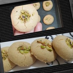 Bakery Style Nankhatai Recipe Without Maida A picture of Bakery Style Nankhatai Recipe Without Maida.