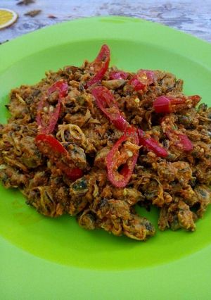 Foto resep Tumis kerang cabe ijo