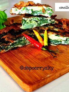 Foto resep Omelette Bayam