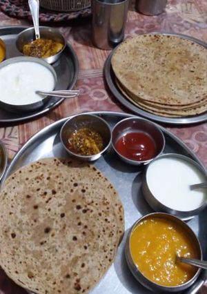 A picture of Puran poli.