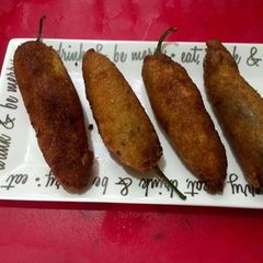 A picture of Mirchi Vada.